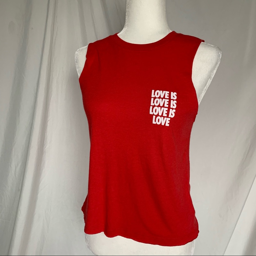 NWT Sub_Urban Riot Love Is Love Tank